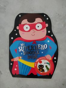 My Superhero Doodle Book with 100stickers