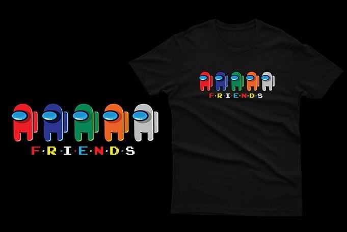Among Us Game T-Shirts for adults and kids gaming among us t-shirts impostor t-shirts