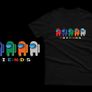 Among Us Game T-Shirts for adults and kids gaming among us t-shirts impostor t-shirts Image 7