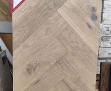 15 mm engineered Herringbone washed oak