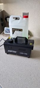 smoke machine package inc remote and fog