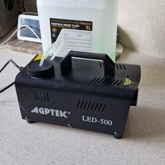 smoke machine package inc remote and fog