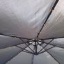 3m Cantilever Parasol with Solar LED Lighting, Protective Cover & Base Weights Image 7