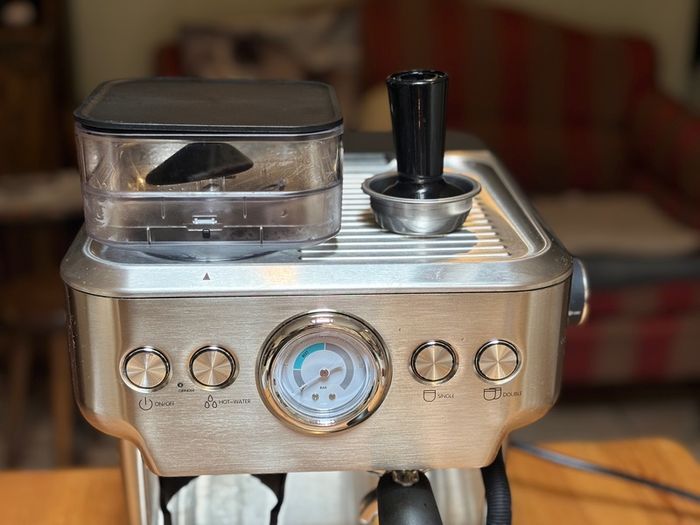 Servis S7857BC Dual Boiler Espresso Machine with Built-in Grinder