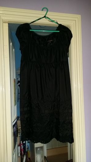 Black lady dress