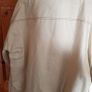 Pretty Little Things Stone PU Contrast Stitch Denim Shacket UK 8 New, AV Image 3