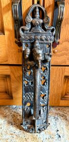 Gothic dragon door handle