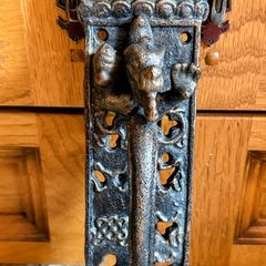Gothic dragon door handle