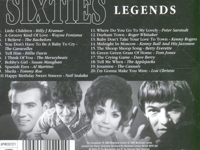 Sixties Legends 3. CD. Free Postage!