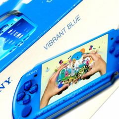 Sony PSP Console in Vibrant Blue - Boxed and Minty