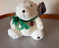 1993 vintage Coca-Cola polar bear soft toy