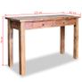 Console Table Solid Reclaimed Wood 123x42x75 cm Image 5