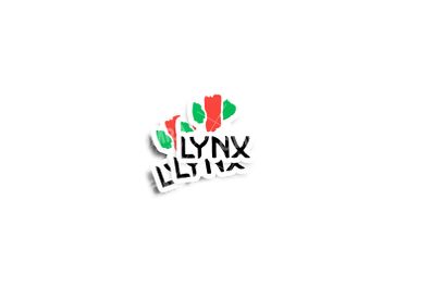 Lynx Africa Retro Glossy Stickers 2-Pack