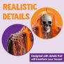 3 Pack Halloween Hanging Grim Reapers Decorations, 35.3inch Halloween Skeleton Ghost Decorations, Halloween Hanging Decoration for Haunted Image 3