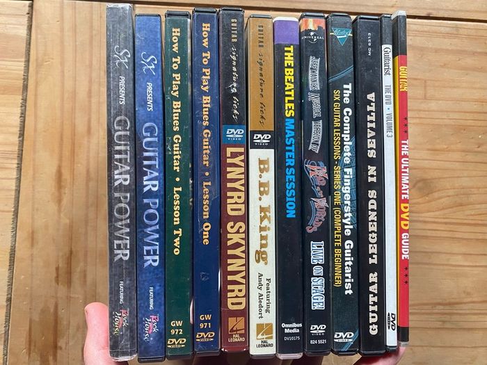 Guitar Lessons DVD Set Signature licks The Beatles Blues Guitar Rock