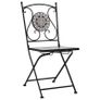 Mosaic Bistro Chairs 2 pcs Grey Image 2