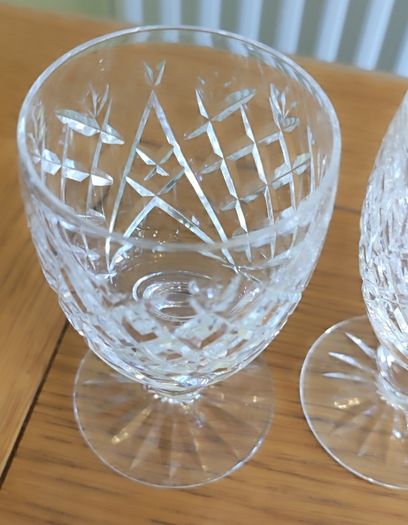 Selection Of Vintage Waterford Crystal Sherry Glasses