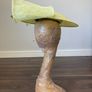 Lime green wide brim hat Image 7