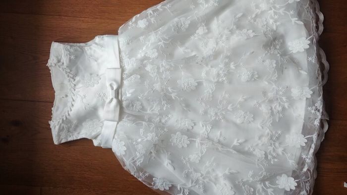 Baby Girl Christening Dress and Hat 6-months