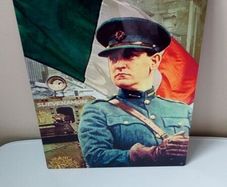 General Michael Collins tin metal sign ( POST INCLUDED )