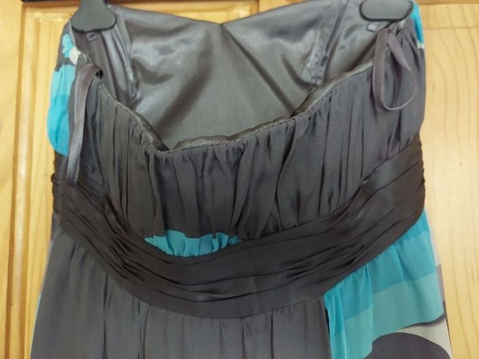Monsoon silk vintage maxi dress size 10 (free postage)