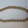 Vintage Gold Statement Link Collar Necklace Image 4