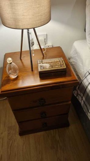 Bedside lockers x2