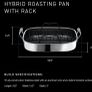 Hexclad Roasting Tray with Rack Image 5