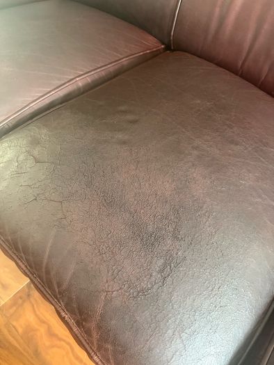 2 leather sofas