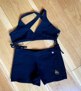 Bikram / hot yoga shorts and bra