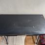 Black Metal Antique Desk Image 3