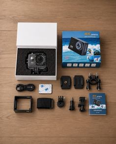 Brand new 4K action camera ideal for sports, travel, outdoor adventures and content creation.