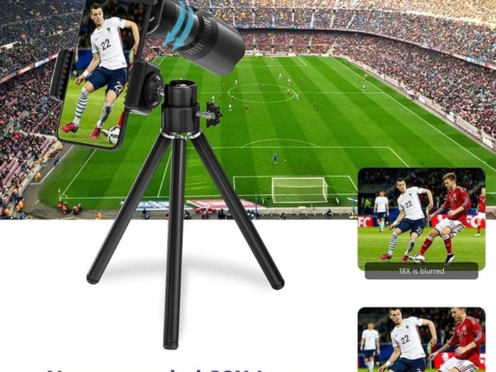 Phone Camera Lens Kit 9 in 1 22X Telephoto Lens, 235 Degree Fisheye Lens, 25X Macro Lens, 0.62X Wide Angle Lens, Movile Phone Lens Compatible with iPhone 11 12 13 8 7 6 Plus X XS XR Samsung Android (FREE POSTAGE)