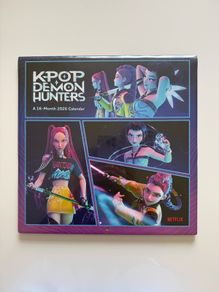 K-Pop Demon Hunters Official 2026 A3 Wall Calendar (New and Sealed)
