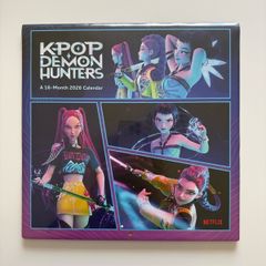 K-Pop Demon Hunters Official 2026 A3 Wall Calendar (New and Sealed)