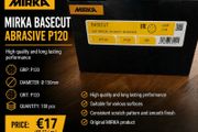 Mirka Basecut Sanding Discs P120 - 150mm - 100pcs