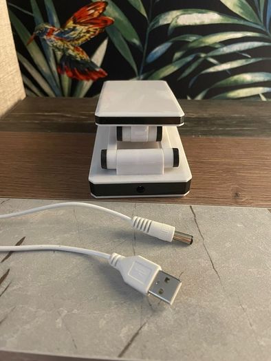 Portable Folding LED Desk Lamp (USB Powered, Adjustable Brightness)