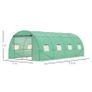 Large Walk in Polytunnel Greenhouse Image 2