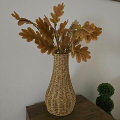 Artificial oak leaves picks - 3 picks - Autumn