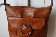 Tan leather bag  15 euro