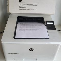 HP laserjet pro printer with new toner.