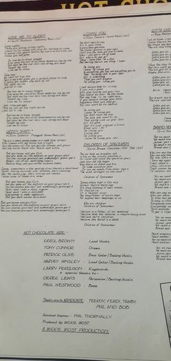 Hot Chocolate  - Class - LP Vinyl -1980
