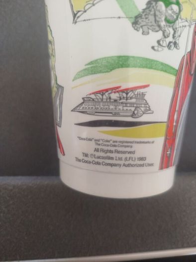 Vintage 1983 Star Wars "Return of the Jedi" Coca-Cola Plastic Cups - Unused Deadstock (Lot of 29)