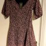 Floral Asymmetrical Hem Dress Wednesdays Girl Size XS Image 6