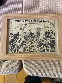 Thin Lizzy Boys are Back Original  Poster