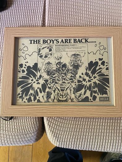Thin Lizzy Boys are Back Original  Poster