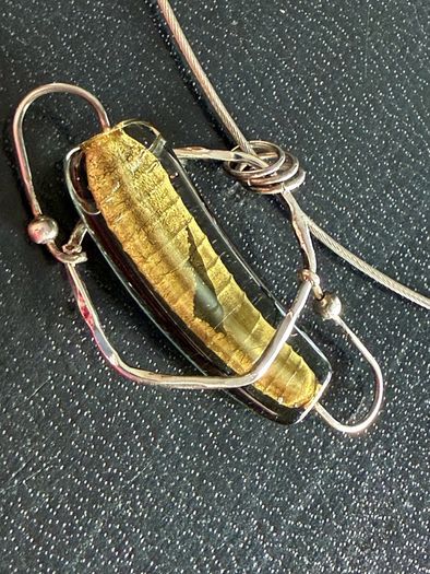 silver necklace