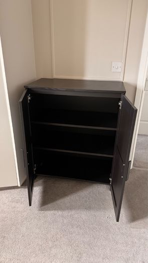 black cabinet