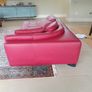 Natuzzi red leather corner sofa or can be separate as shown Image 5