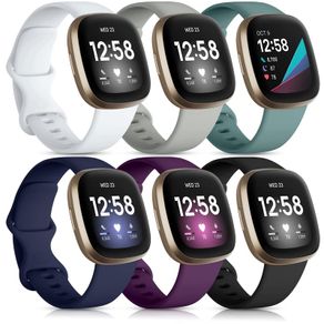Replacement Strap For Fitbit Versa 4 / 3 Sense 1 / 2 Strap Replacement Wrist Band Silicone Buckle